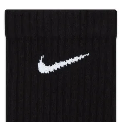 Nike Everyday Cushioned Crew Sportsokken 3-Pack Zwart Wit
