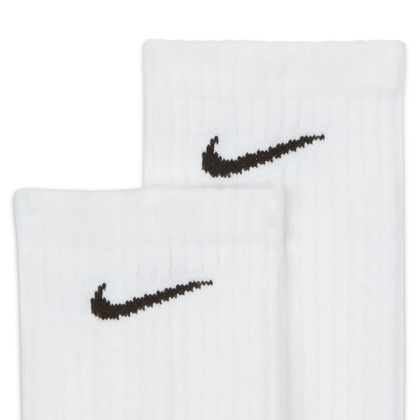 Nike Everyday Cushioned Crew Sportsokken 3-Pack Wit Zwart