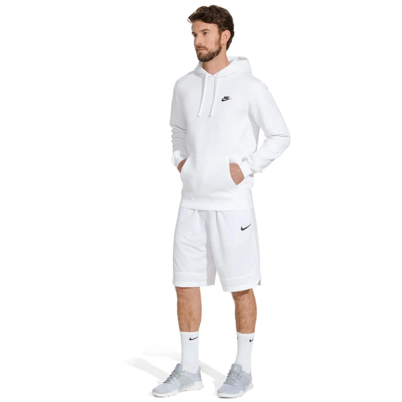 Nike Everyday Cushioned Crew Sportsokken 6-Pack Wit Zwart