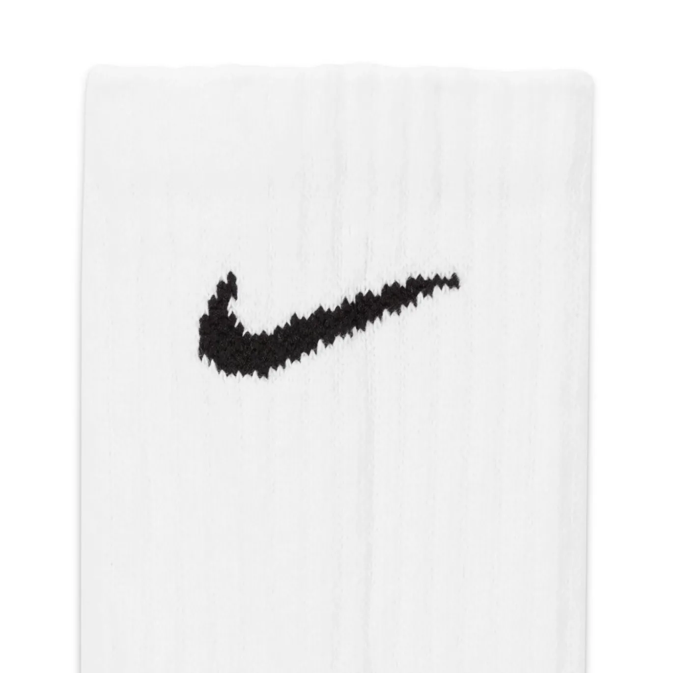 Nike Everyday Cushioned Crew Sportsokken 6-Pack Wit Zwart