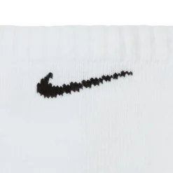 Nike Everyday Cushioned No-Show Sokken 3-Pack Wit Zwart