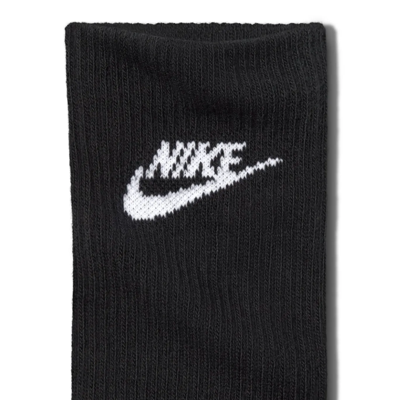 Nike Everyday Elevated Crew Sokken 3-Pack Zwart Wit