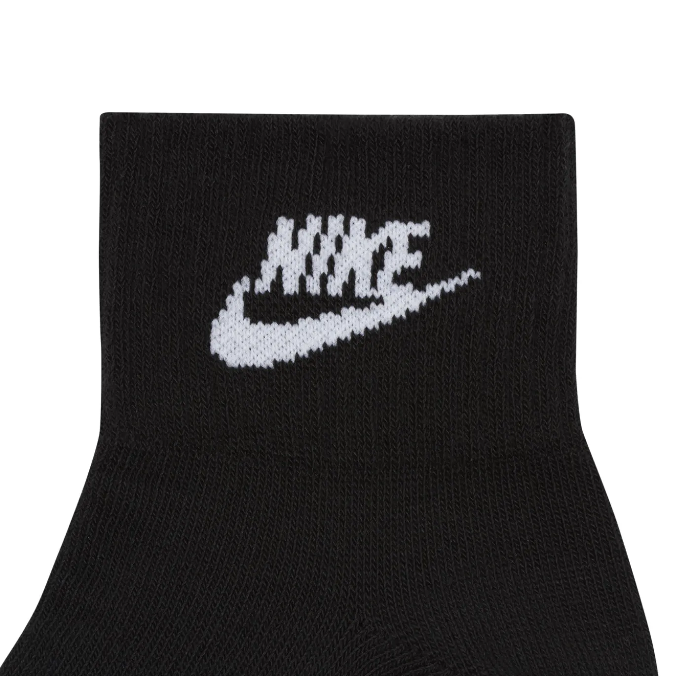 Nike Everyday Essential Enkelsokken 3-Pack Zwart Wit