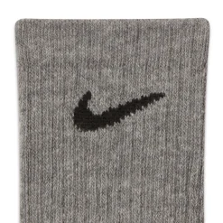 Nike Everyday Lightweight Crew Sportsokken 3-Pack Grijs Zwart Wit