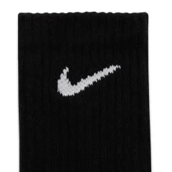 Nike Everyday Lightweight Crew Sportsokken 3-Pack Zwart Wit