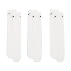 Nike Everyday Lightweight Crew Sportsokken 3-Pack Wit Zwart