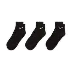 Nike Everyday Lightweight Enkelsokken 3-Pack Zwart Wit