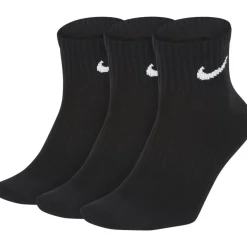Nike Everyday Lightweight Enkelsokken 3-Pack Zwart Wit