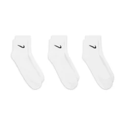 Nike Everyday Lightweight Enkelsokken 3-Pack Wit Zwart