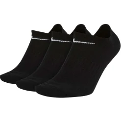 Nike Everyday Lightweight No-Show Sokken 3-Pack Zwart Wit