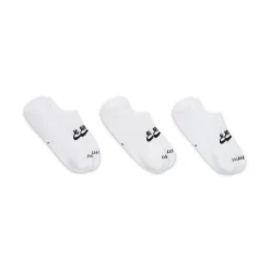 Nike Everyday Plus Cushioned No-Show Sokken 3-Pack Wit Zwart