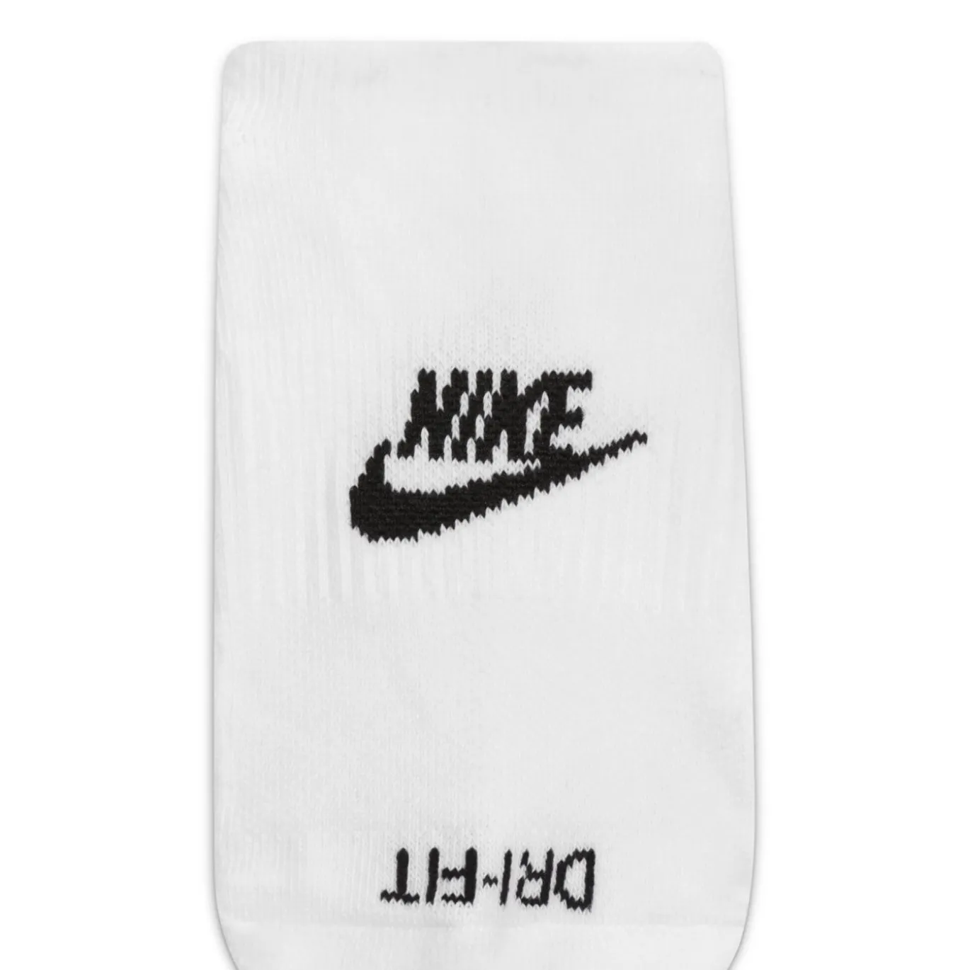 Nike Everyday Plus Cushioned No-Show Sokken 3-Pack Wit Zwart