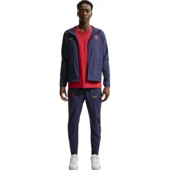 Nike FC Barcelona City Side Trainingsjack 2026-2027 Donkerblauw Goudgeel Roze