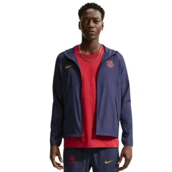 Nike FC Barcelona City Side Trainingspak 2026-2027 Donkerblauw Goudgeel Roze
