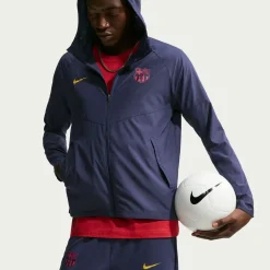 Nike FC Barcelona City Side Trainingspak 2026-2027 Donkerblauw Goudgeel Roze