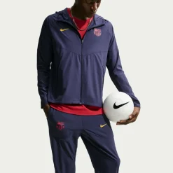 Nike FC Barcelona City Side Trainingspak 2026-2027 Donkerblauw Goudgeel Roze