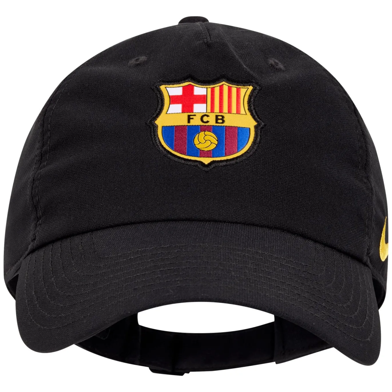 Nike FC Barcelona Club Pet 2025-2026 Zwart Geel