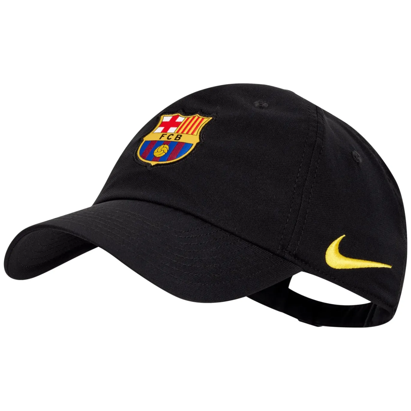 Nike FC Barcelona Club Pet 2025-2026 Zwart Geel