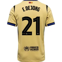 Nike FC Barcelona Frenkie de Jong 21 Uitshirt 2025-2026 Kids