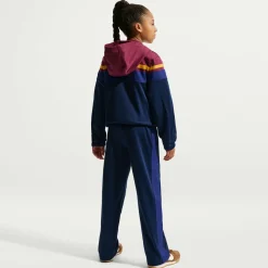 Nike FC Barcelona Sportswear Trainingspak 2026-2027 Kids Donkerblauw Rood Geeloranje