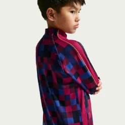 Nike FC Barcelona Strike Pre-Match Trainingstrui 1/4-Zip 2026-2027 Kids Rood Donkerblauw Geel