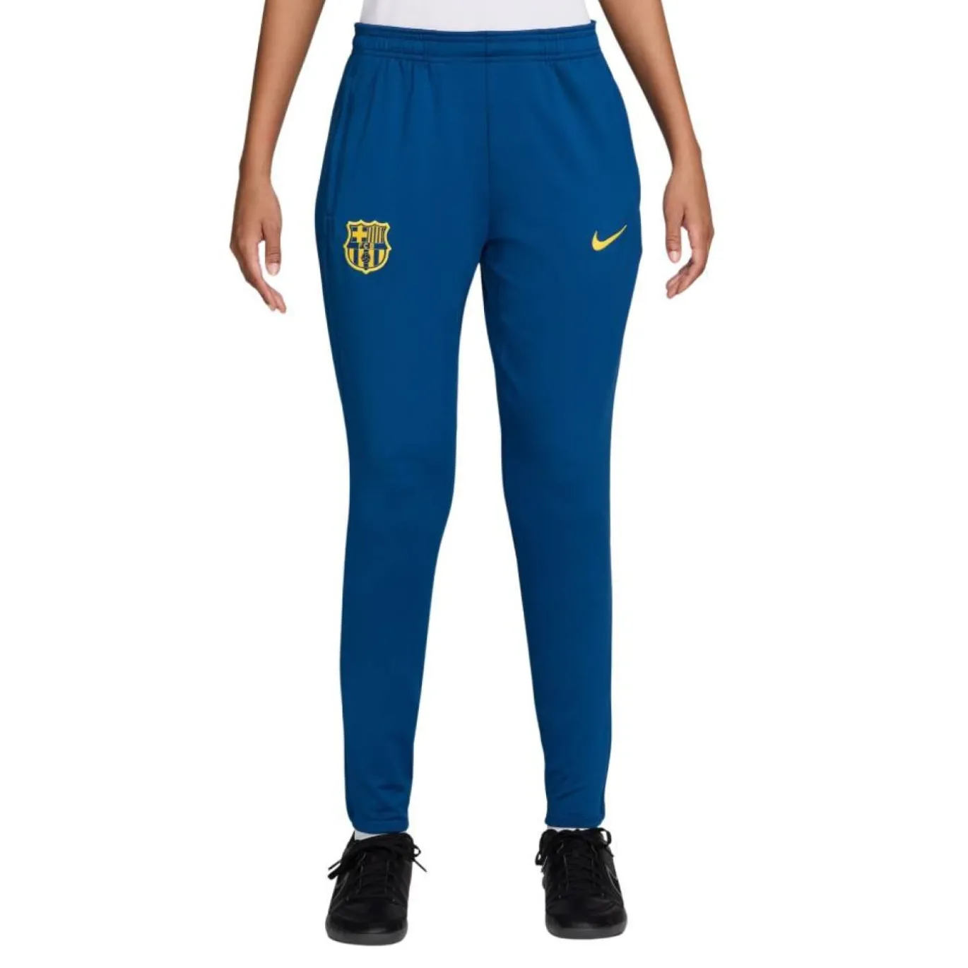 Nike FC Barcelona Strike Trainingspak 1/4-Zip 2025-2026 Dames Lichtblauw Donkerblauw Felgeel