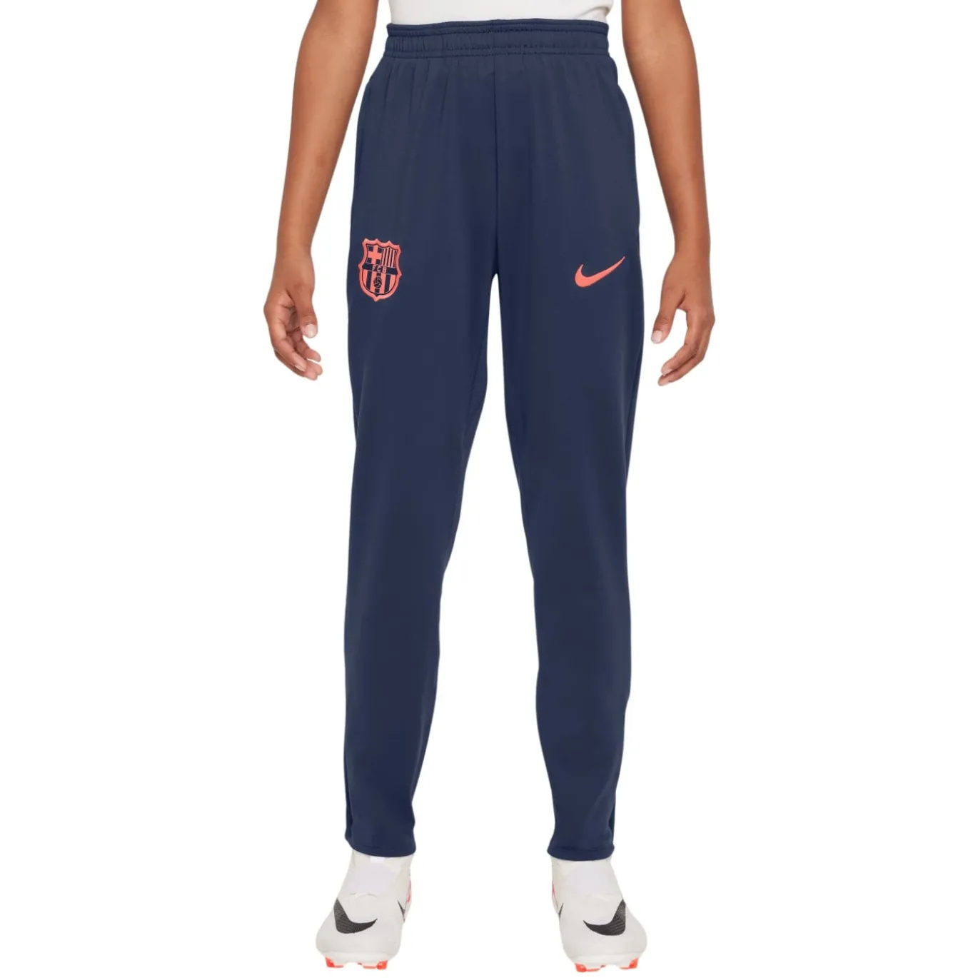 Nike FC Barcelona Strike Trainingsbroek 2025-2026 Kids Donkerblauw Oranje