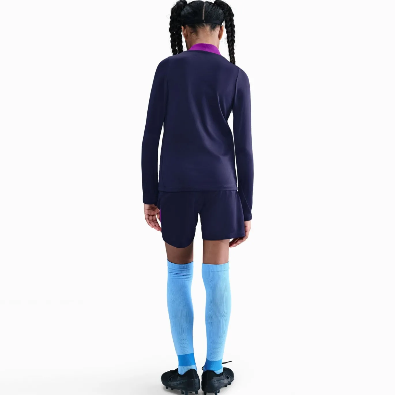 Nike FC Barcelona Strike Trainingsbroekje 2025-2026 Kids Donkerblauw Felpaars Goud