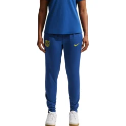 Nike FC Barcelona Strike Trainingsbroek 2025-2026 Dames Donkerblauw Felgeel
