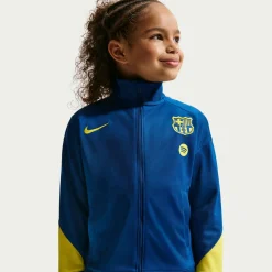 Nike FC Barcelona Strike Trainingspak 2025-2026 Kleuters/Kids Donkerblauw Felgeel