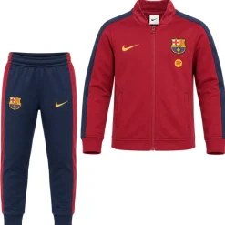 Nike FC Barcelona Strike Trainingspak Full-Zip 2026-2027 Kleuters / Peuters Rood Donkerblauw Geel