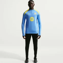 Nike FC Barcelona Strike Trainingstrui 1/4-Zip 2025-2026 Blauw Geel