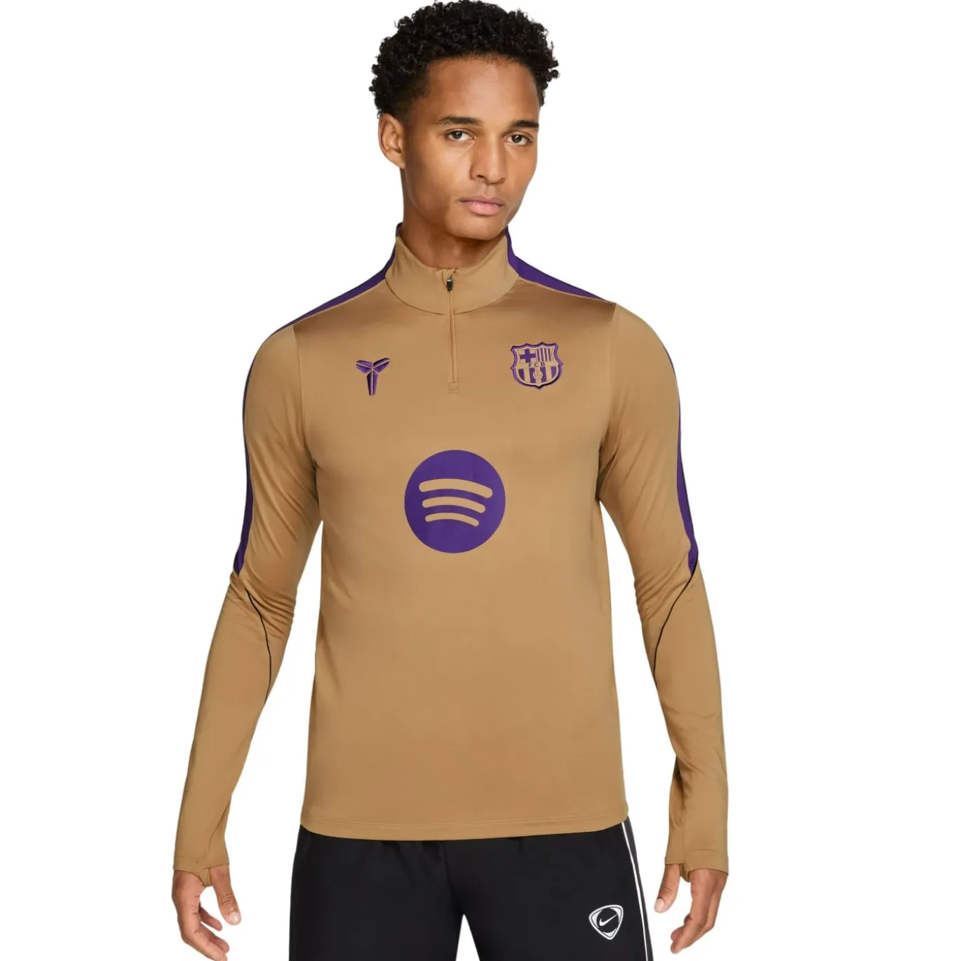 Nike FC Barcelona Strike Trainingstrui 1/4-Zip 2026-2027 Goud Paars