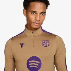 Nike FC Barcelona Strike Trainingstrui 1/4-Zip 2026-2027 Goud Paars
