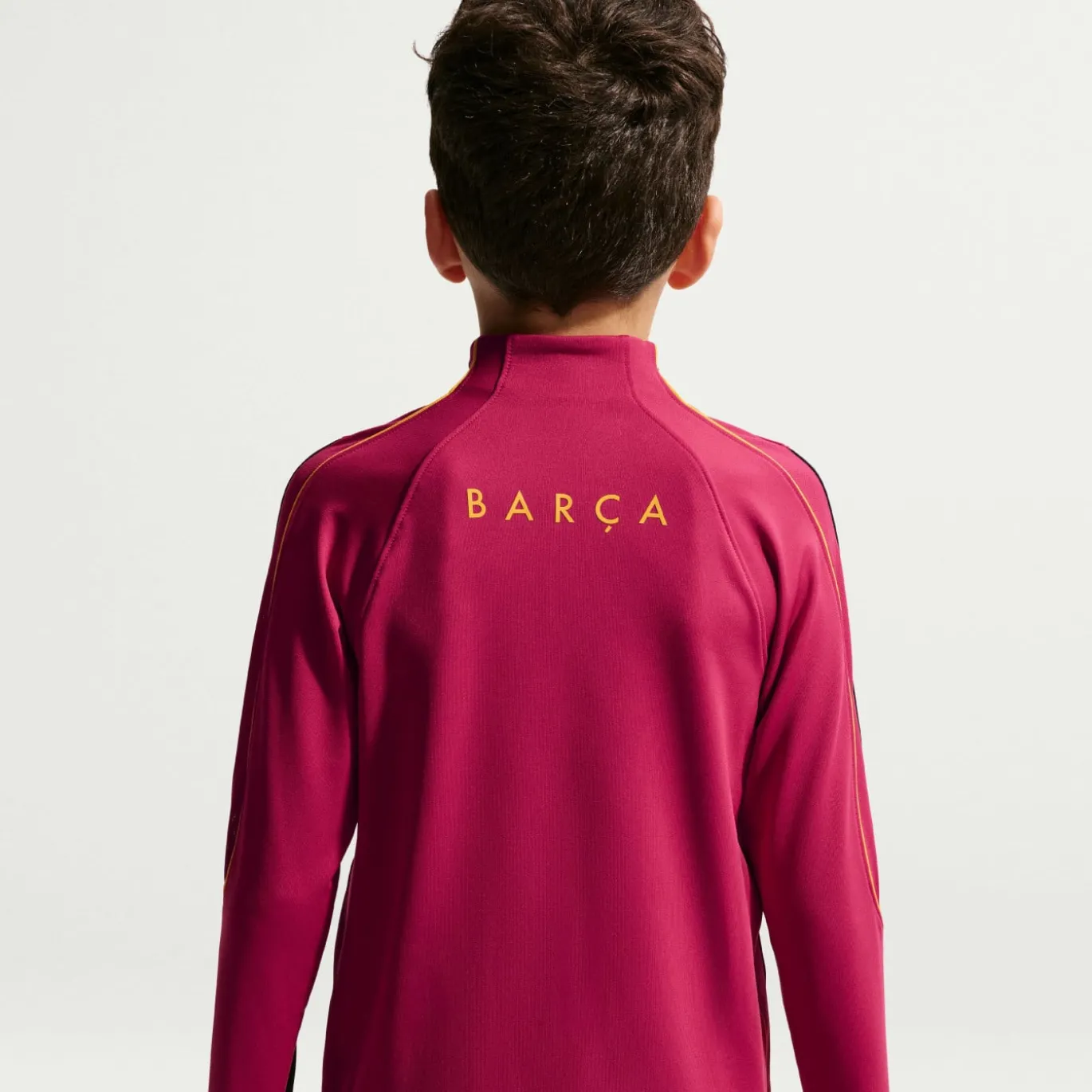 Nike FC Barcelona Strike Trainingstrui 1/4-Zip 2026-2027 Kids Rood Donkerblauw Geel