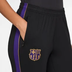 Nike FC Barcelona Strike Trainingsbroek 2026-2027 Dames Zwart Paars Goud