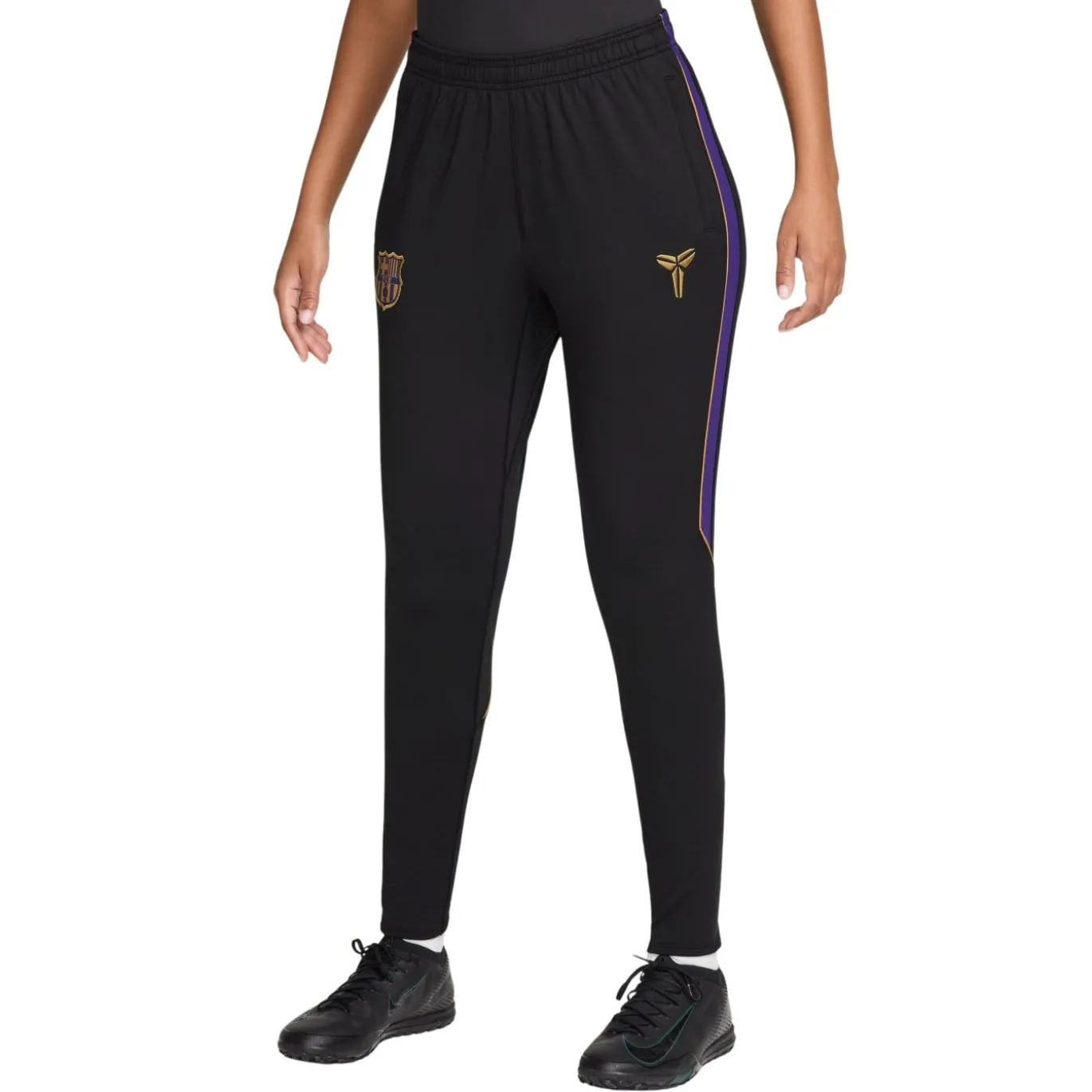 Nike FC Barcelona Strike Trainingsbroek 2026-2027 Dames Zwart Paars Goud