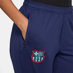 Nike FC Barcelona Strike Trainingsbroek 2026-2027 Dames Donkerblauw Lichtgroen