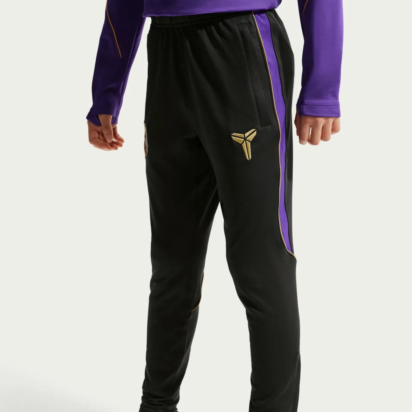 Nike FC Barcelona Strike Trainingsbroek 2026-2027 Kids Zwart Paars Goud