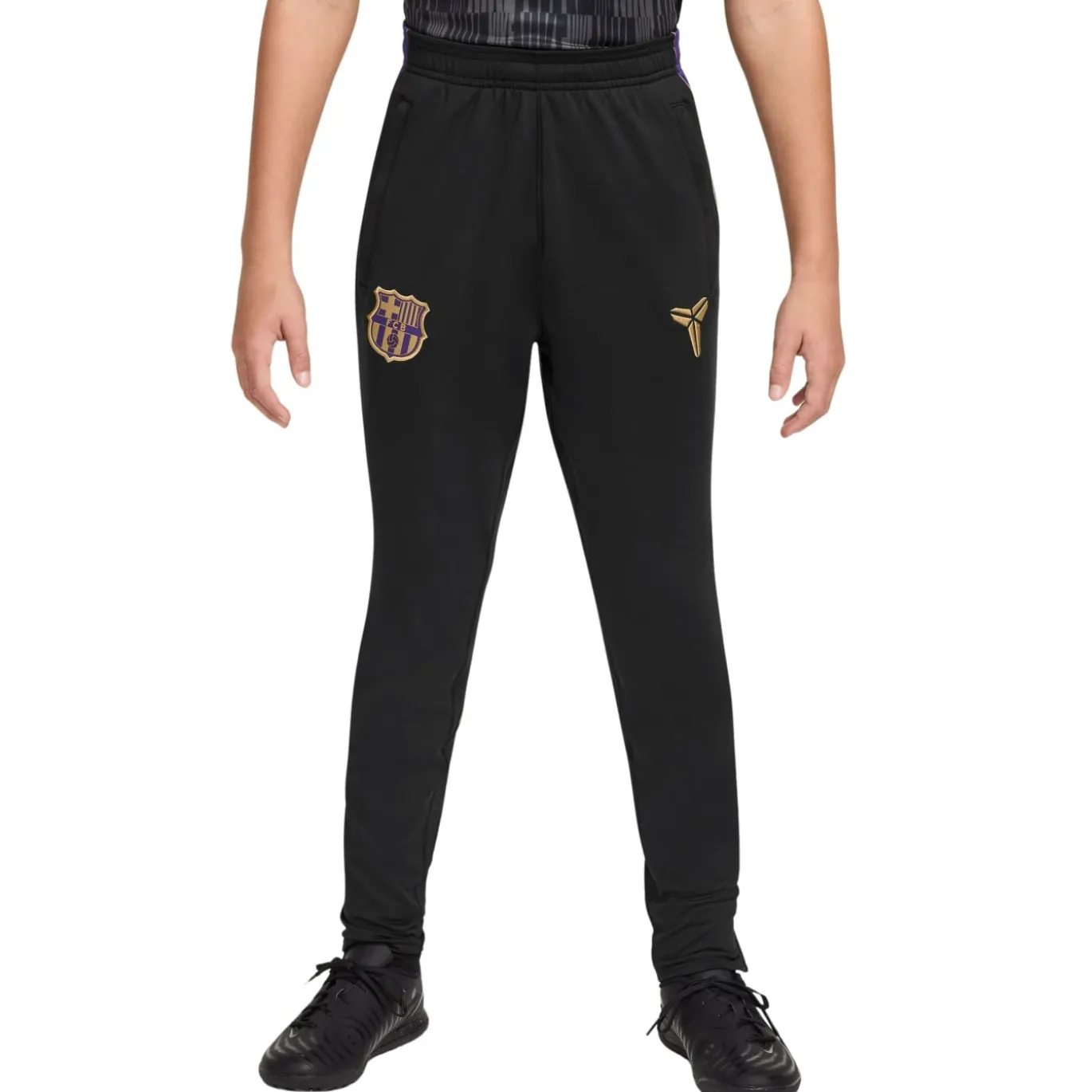 Nike FC Barcelona Strike Trainingsbroek 2026-2027 Kids Zwart Paars Goud