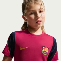 Nike FC Barcelona Strike Trainingsset 2026-2027 Kids Rood Donkerblauw Geel