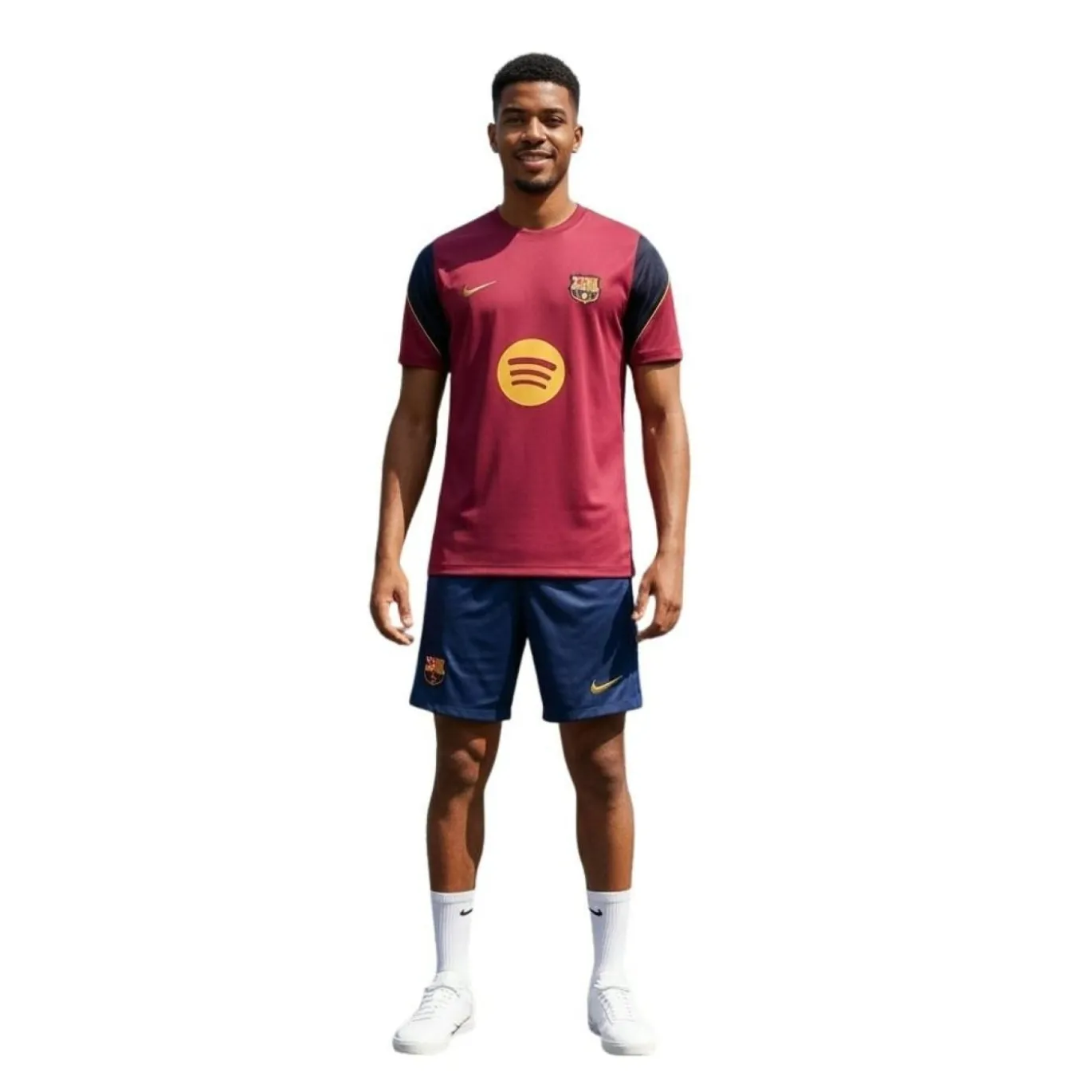 Nike FC Barcelona Strike Trainingsset 2026-2027 Rood Donkerblauw Geel