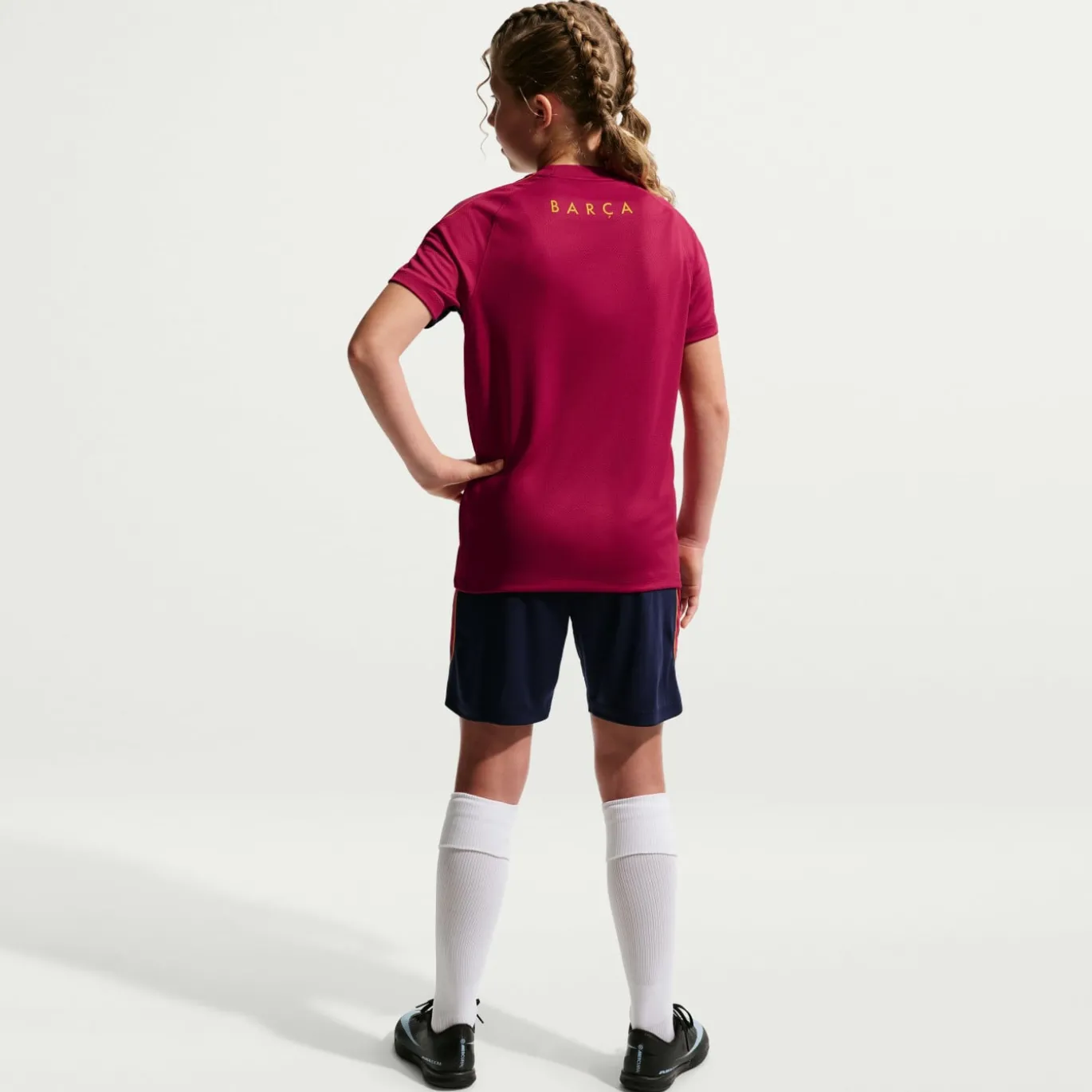 Nike FC Barcelona Strike Trainingsbroekje 2026-2027 Kids Donkerblauw Rood Geel
