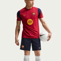 Nike FC Barcelona Strike Trainingsbroekje 2026-2027 Donkerblauw Rood Geel