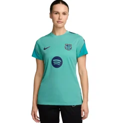 Nike FC Barcelona Strike Trainingsshirt 2026-2027 Dames Licht Turquoise Donkerblauw Rood
