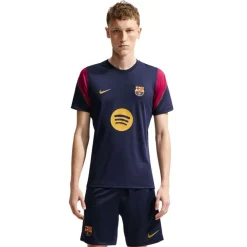 Nike FC Barcelona Strike Trainingsshirt 2026-2027 Donkerblauw Rood Geel