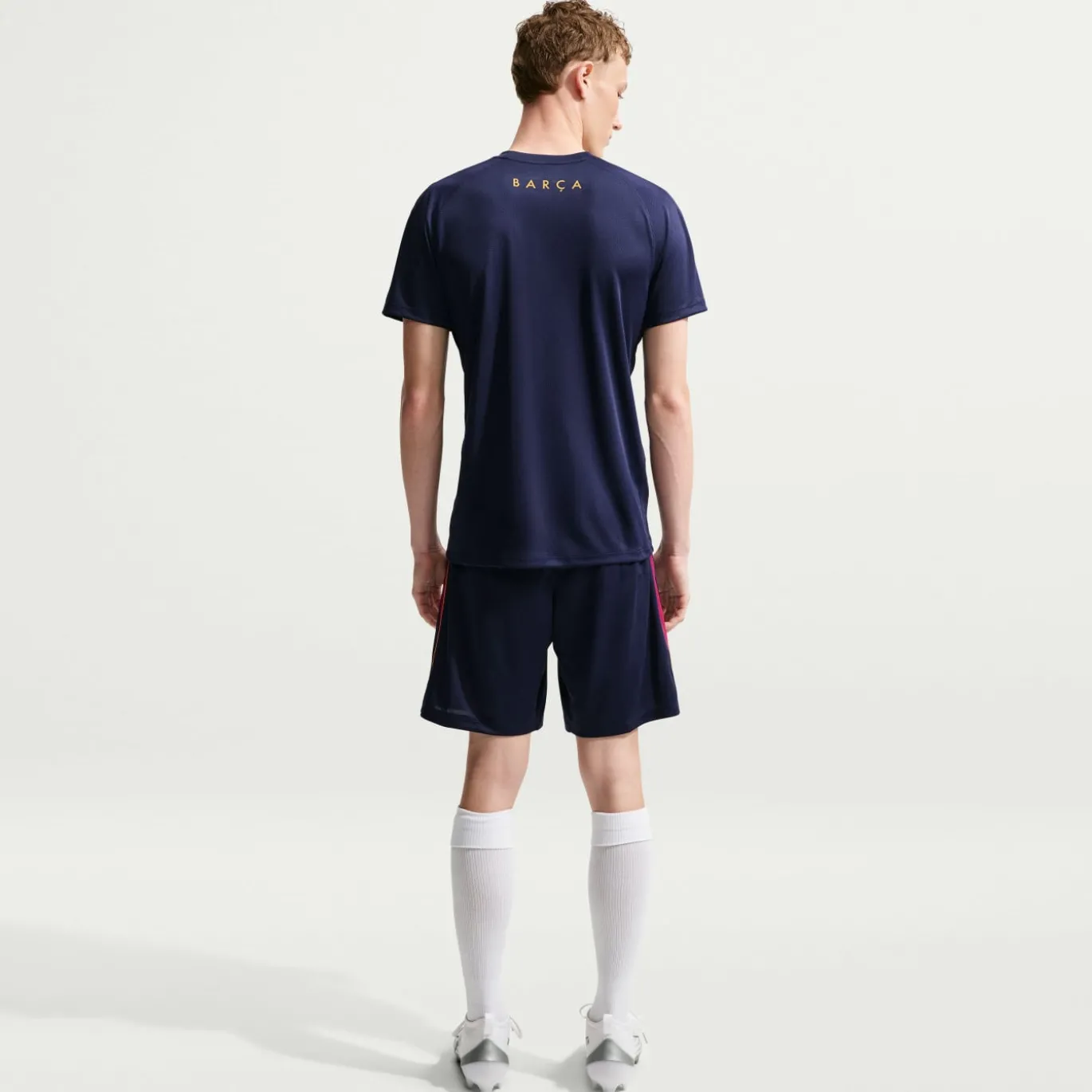 Nike FC Barcelona Strike Trainingsshirt 2026-2027 Donkerblauw Rood Geel