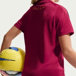 Nike FC Barcelona Strike Trainingsshirt 2026-2027 Kids Rood Donkerblauw Geel