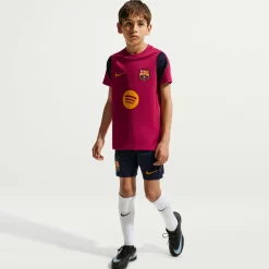 Nike FC Barcelona Strike Trainingsshirt 2026-2027 Kids Rood Donkerblauw Geel