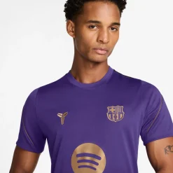 Nike FC Barcelona Strike Trainingsshirt 2026-2027 Paars Goud